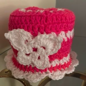 Crochet toilet paper covers